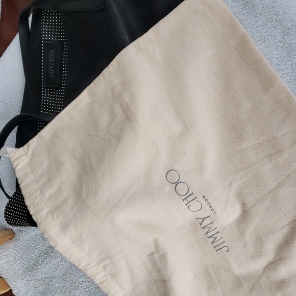 Jimmy Choo Lambskin tote black 🔥 😍💕 - Picture 16 of 16